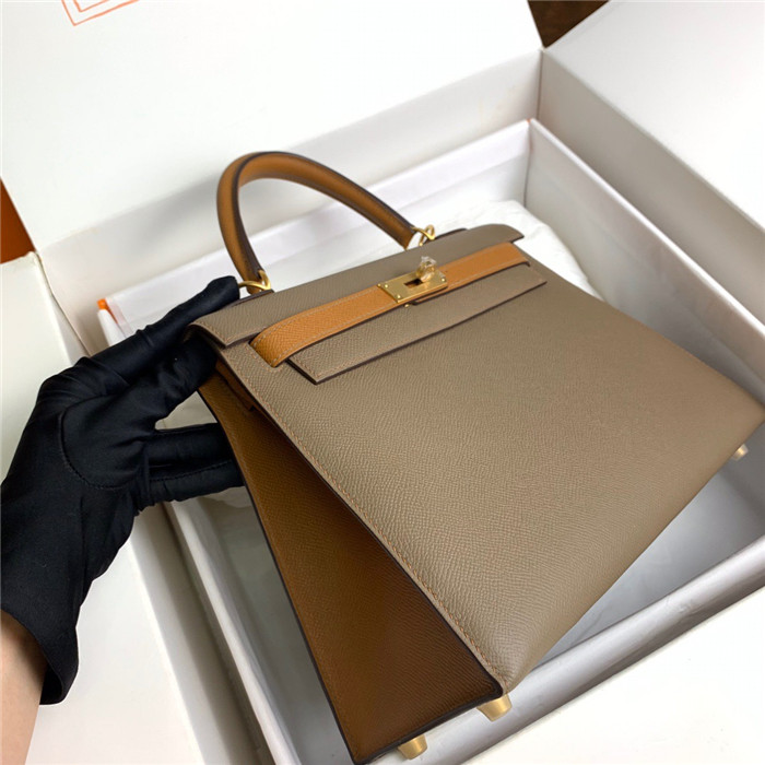 HERMES 에르메스 켈리백 25CM 오리지날 엡송 정품가죽사용 (100%수작업) H351044-1